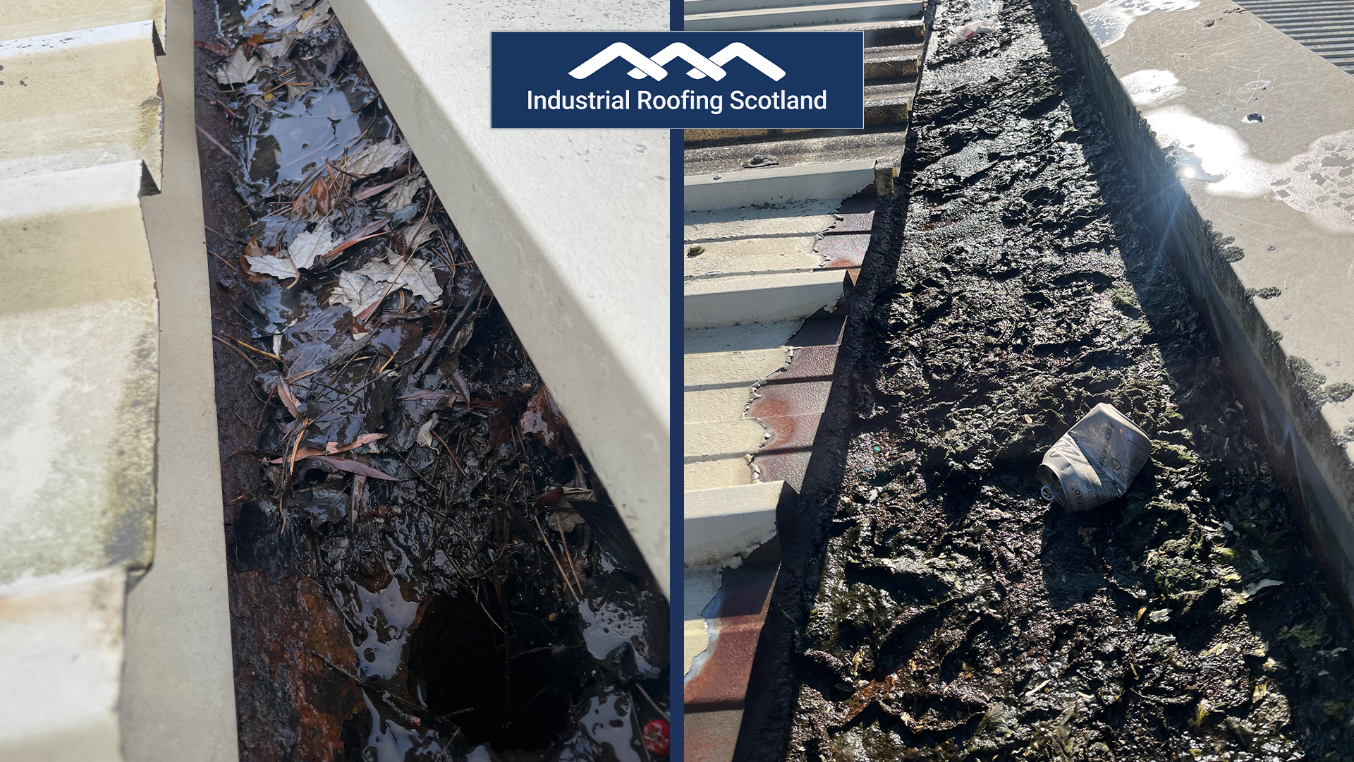 Clogged gutters are a common source of persistent gutter leaks